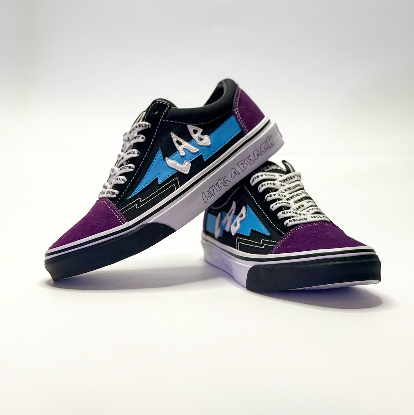 Revenge X Storm Low top Life's a Beach serie Street Purple & Blue Edition