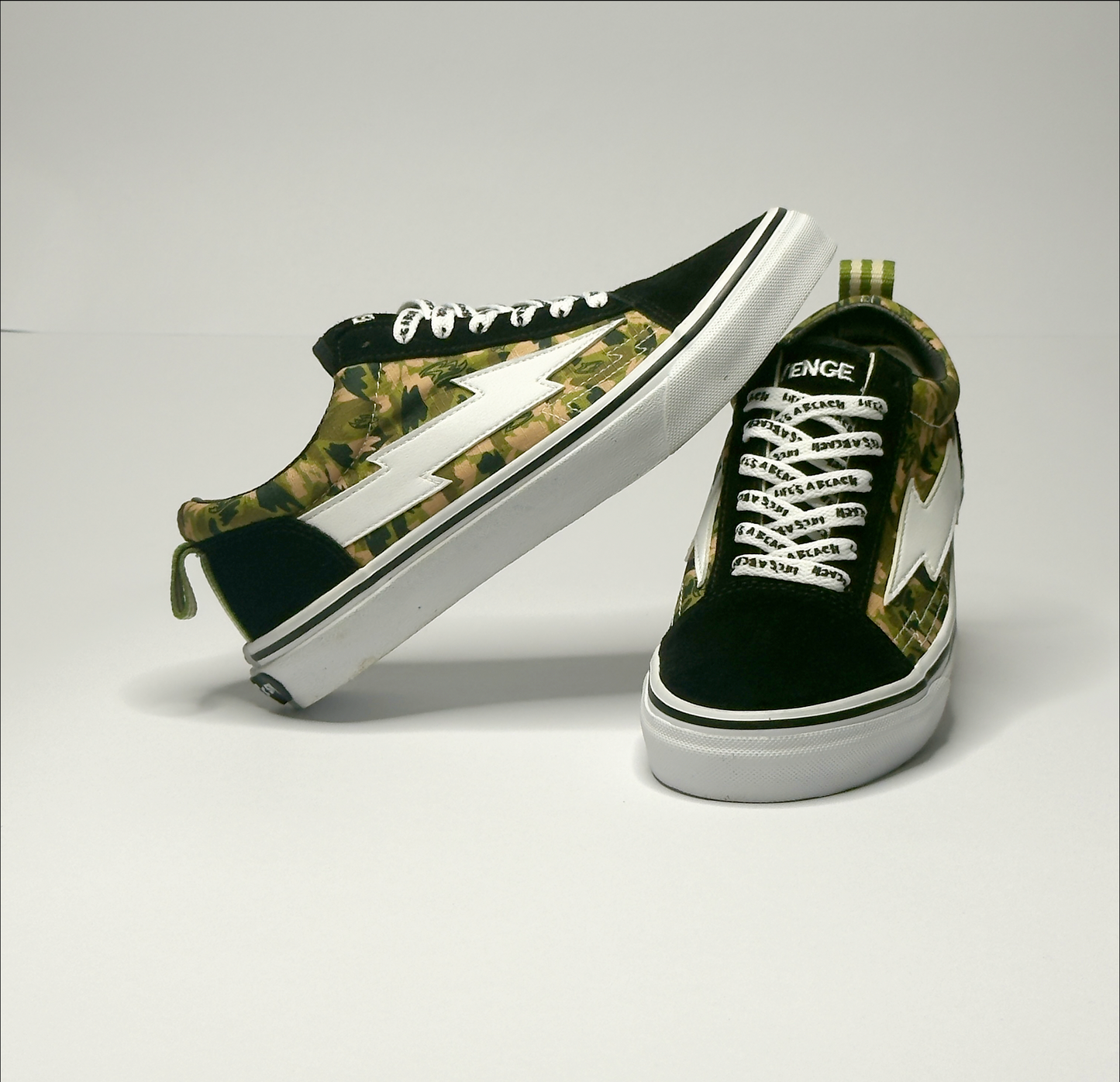 Revenge x Storm "Green Camouflage" Low Top
