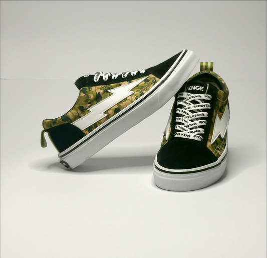 Revenge x Storm "Green Camouflage" Low Top